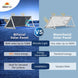SunGold Power | 560 Watt Bifacial N-Type Solar Panel | SG560WBGx8 | 8pcs