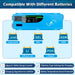 SunGold Power | 6000W DC 24V/ 48V Split Phase Pure Sine Wave Inverter With Charger | LFP6K24V240VSP+4*LFP24-100A | 6KW 24V Inverter+ 4*24V 100AH Battery