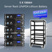 SunGold Power | Off Grid Solar Kit 12 x 550 Watts Solar Panels 10KW Inverter | SGR-10K25S | 5 X SG48100P [25.6kwh]