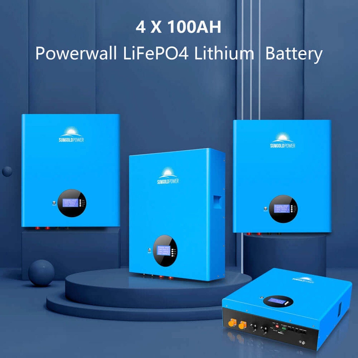 SunGold Power | OffGrid Solar Kit 13000W 48VDC 120VAC/240V 20.48KWH PowerWall | SGM-1320M