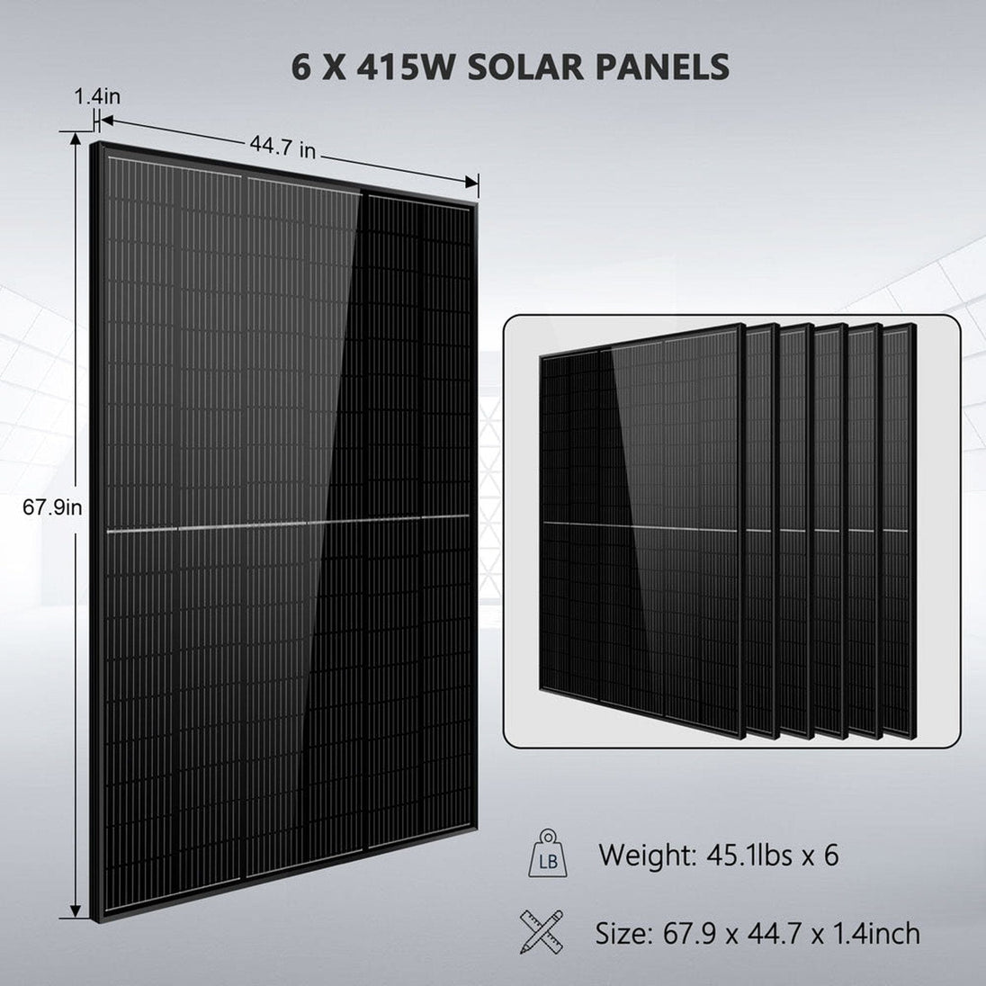 SunGold Power | OffGrid Solar Kit 5000W 48VDC | SGR-5KE
