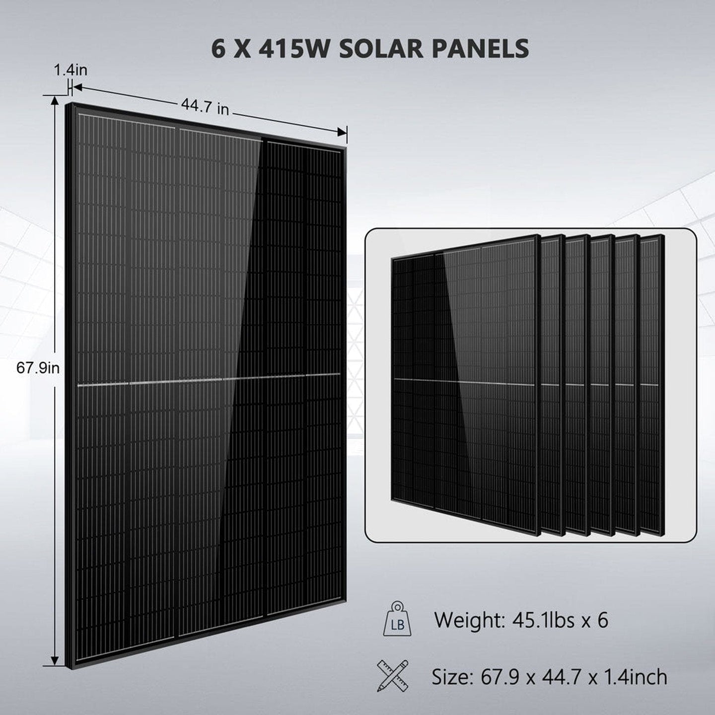 SunGold Power | OffGrid Solar Kit 5000W 48VDC | SGR-5KE