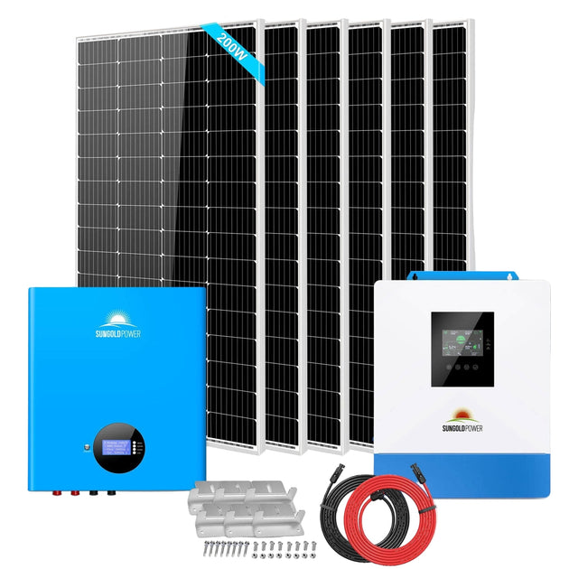 SunGold Power | OffGrid Solar Kit 5000W 48VDC | SGM-5K5E