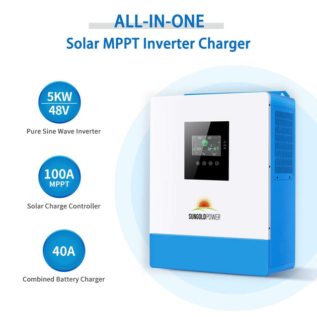 SunGold Power | OffGrid Solar Kit 5000W 48VDC | SGM-5K10M