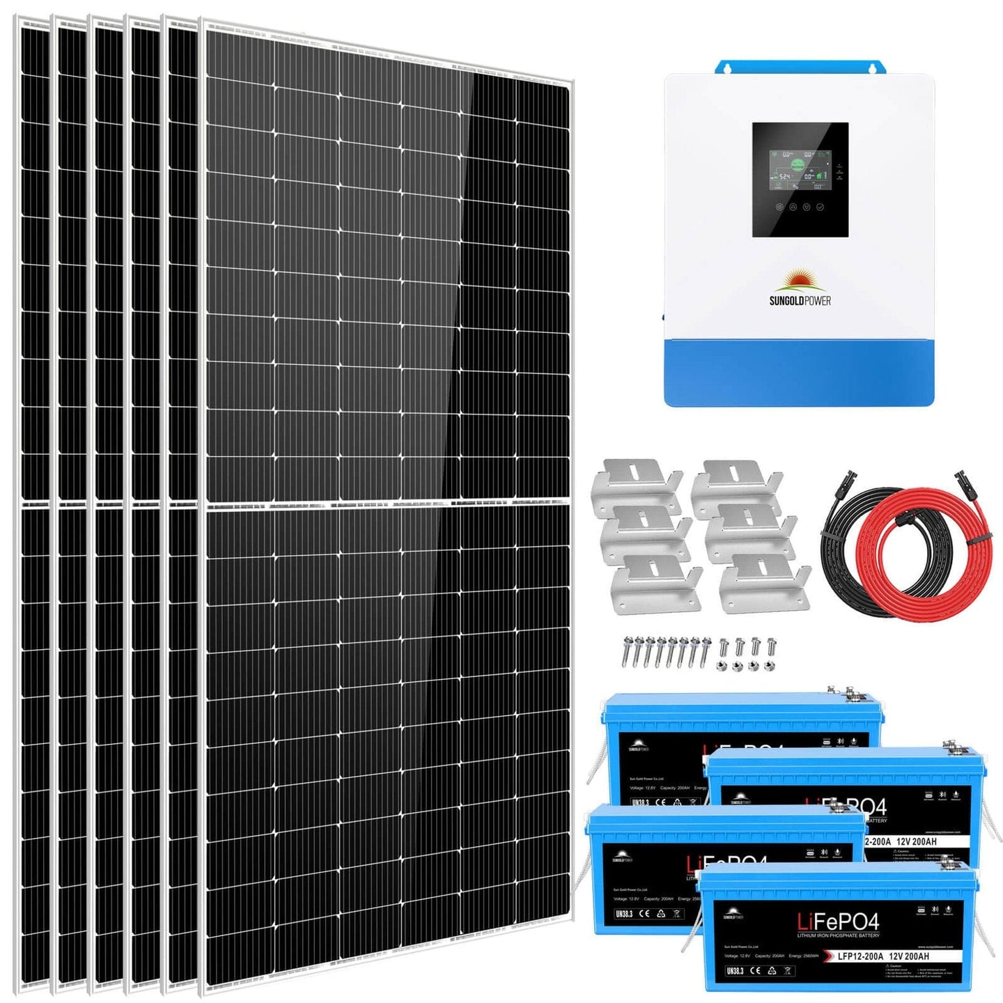 SunGold Power | Solar Kit 5000W 48V 120V Output | SGK-5PRO