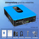 SunGold Power | 13000W 48V Solar Charge Inverter Split Phase + Wifi Monitor (2 Units Parallel) | SPH6548P*2 | SPH6548P*2 | Only Inverters