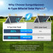 SunGold Power | 560W Bifacial PERC Solar Panel  | SGP-560-SBD UL61730 Certified by ETL | SGP-560-SBDx16 | 16pcs