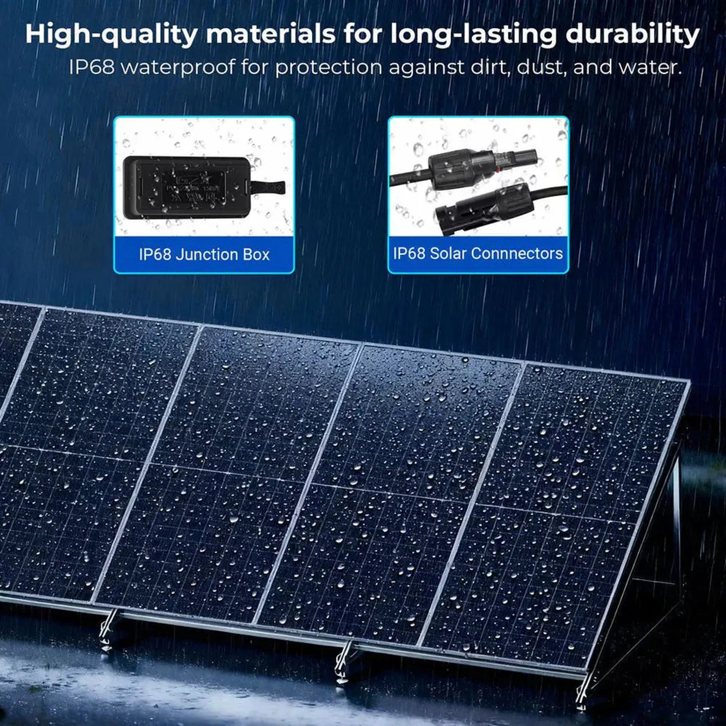 SunGold Power | 560W Bifacial PERC Solar Panel  | SGP-560-SBD UL61730 Certified by ETL | SGP-560-SBDx2 | 2pcs