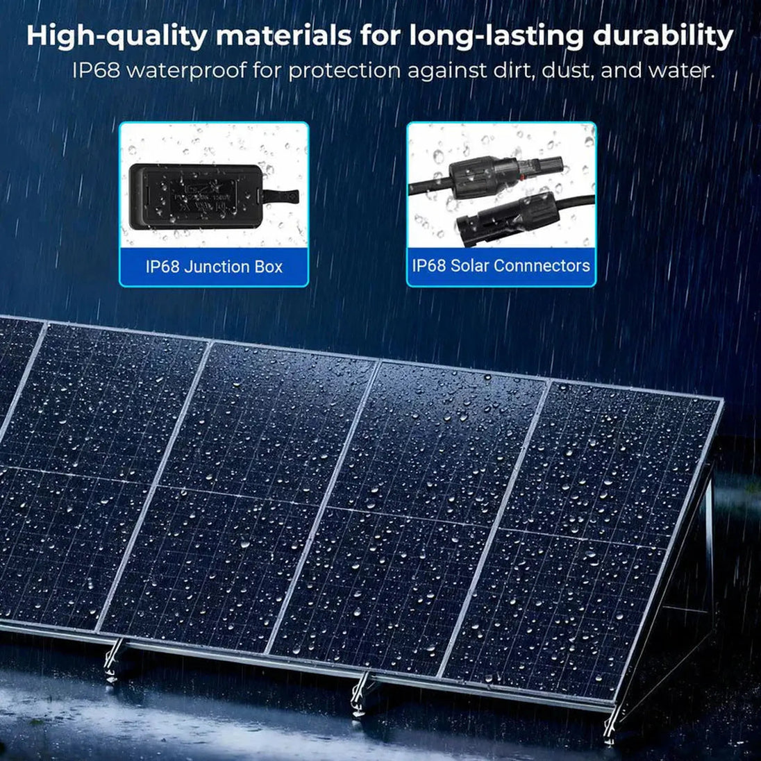 SunGold Power | 560W Bifacial PERC Solar Panel  | SGP-560-SBD UL61730 Certified by ETL | SGP-560-SBDx12 | 12pcs