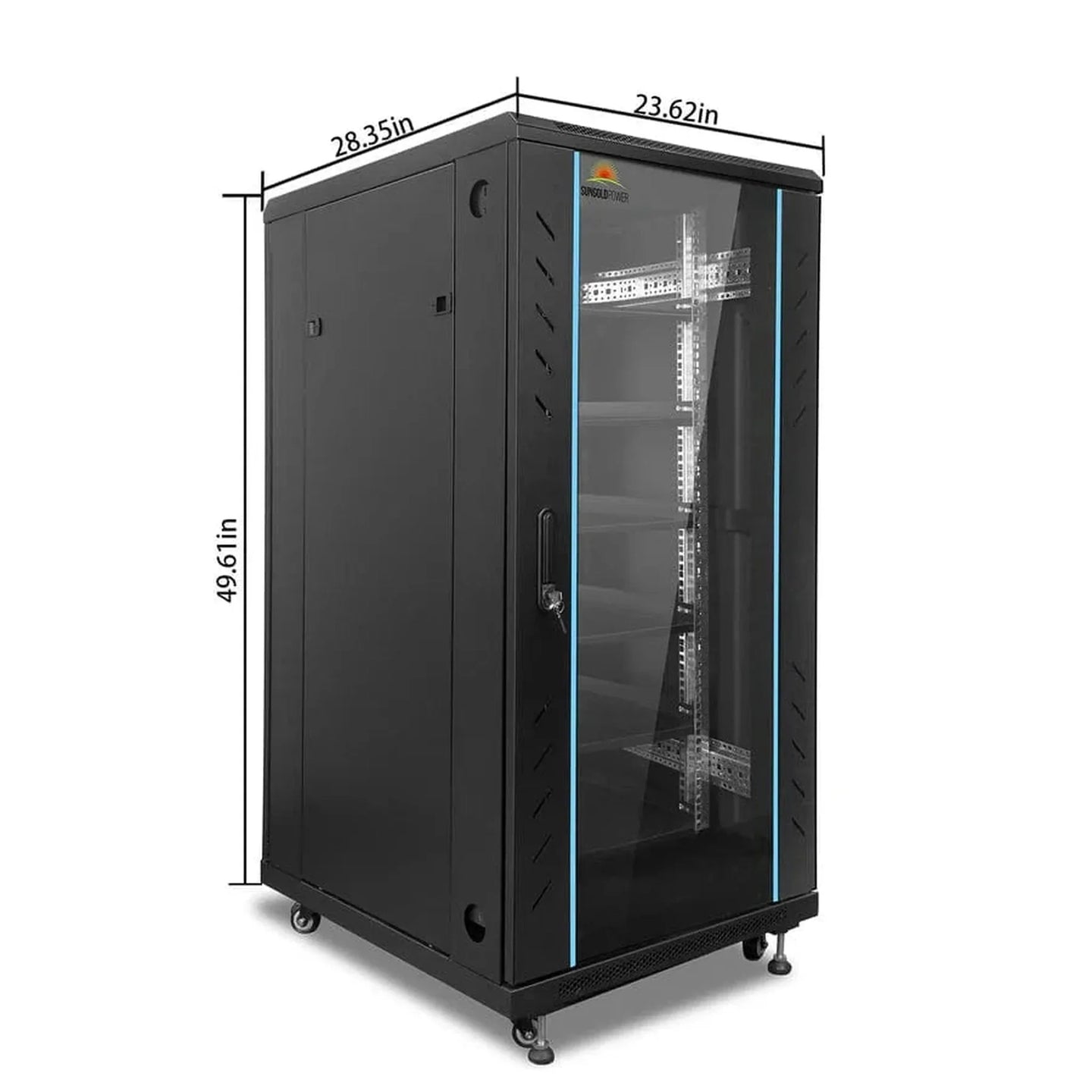 SunGold Power | Enclosed Battery Cabinet 6 Slot with Bus Bar for SG48100P/ SGH48100T | SGPBR6048