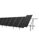 SunGold Power | Modular & Expandable Ground Mount Brackets for 2× 400W–590W Solar Panels | Heavy-Duty Adjustable | SGP-GMB-2P