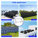 SunGold Power | Modular & Expandable Ground Mount Brackets for 2× 400W–590W Solar Panels | Heavy-Duty Adjustable | SGP-GMB-2P