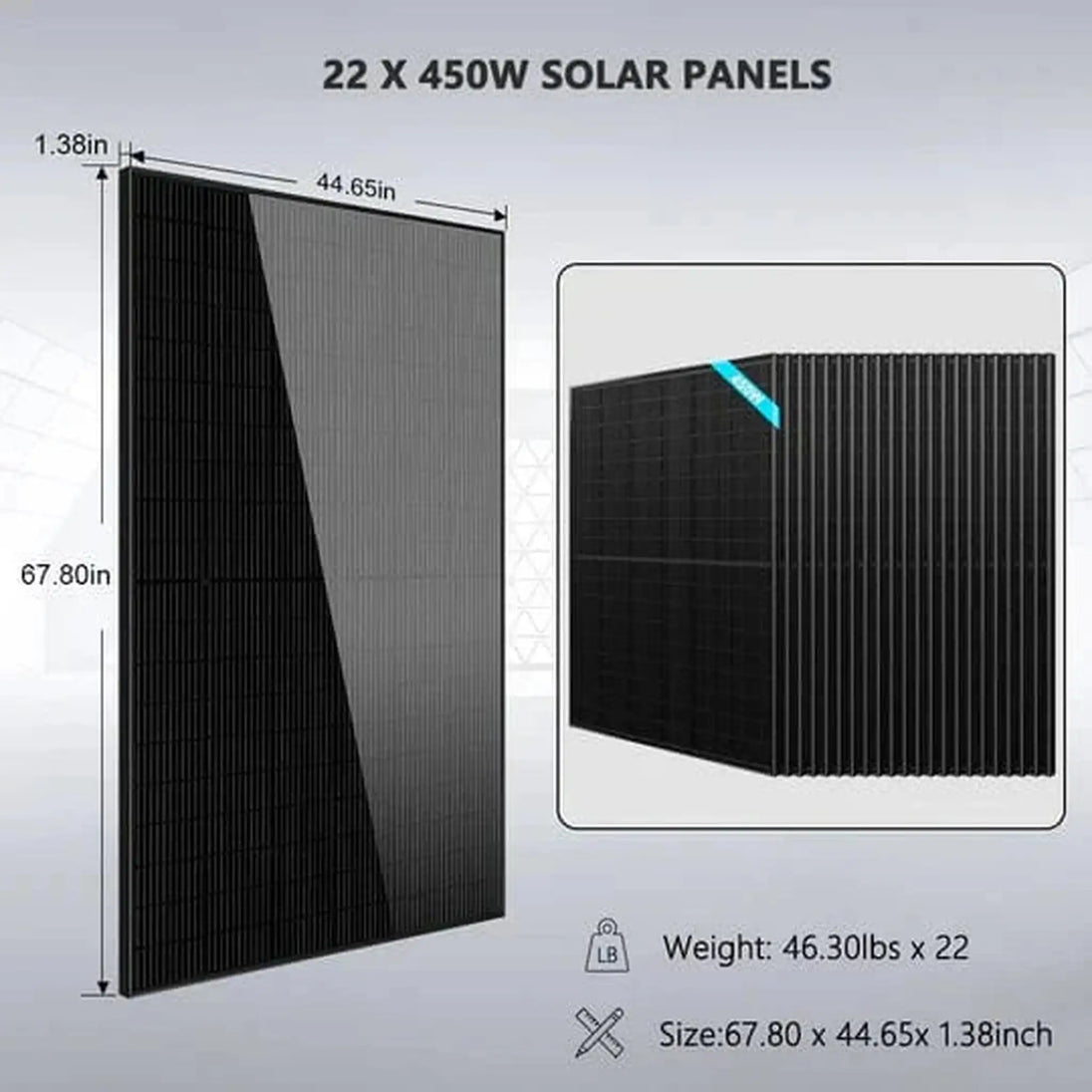 SunGold Power | Off Grid Solar Kit 13000W 48VDC | SGR-13K25E