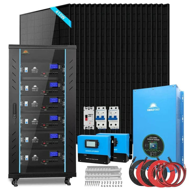 SunGold Power | OffGrid Solar Kit 15000W 48VDC | SGR-15K20E