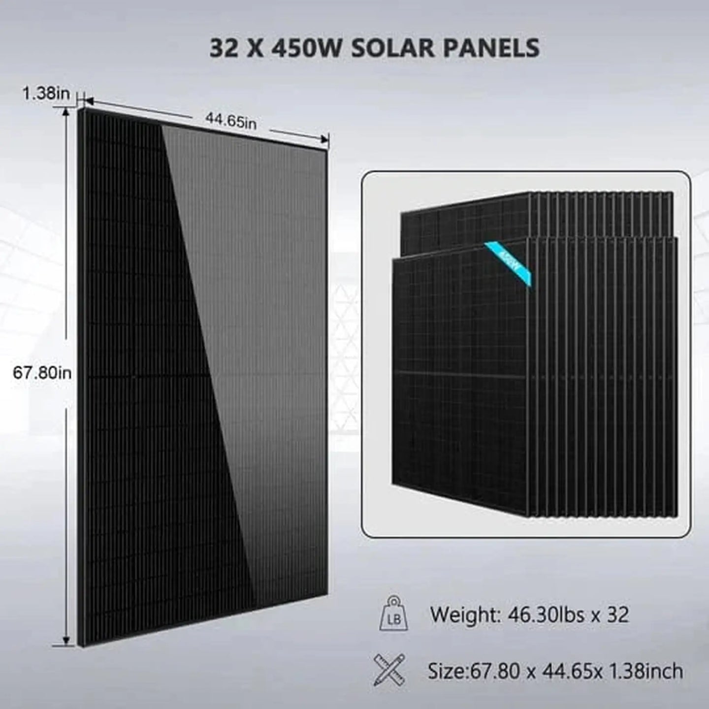 SunGold Power | Off Grid Solar Kit 20KW 48VDC 120V/240V | SGR-20K30T | 6 X SGH48100T [30.72kwh, self-heating]
