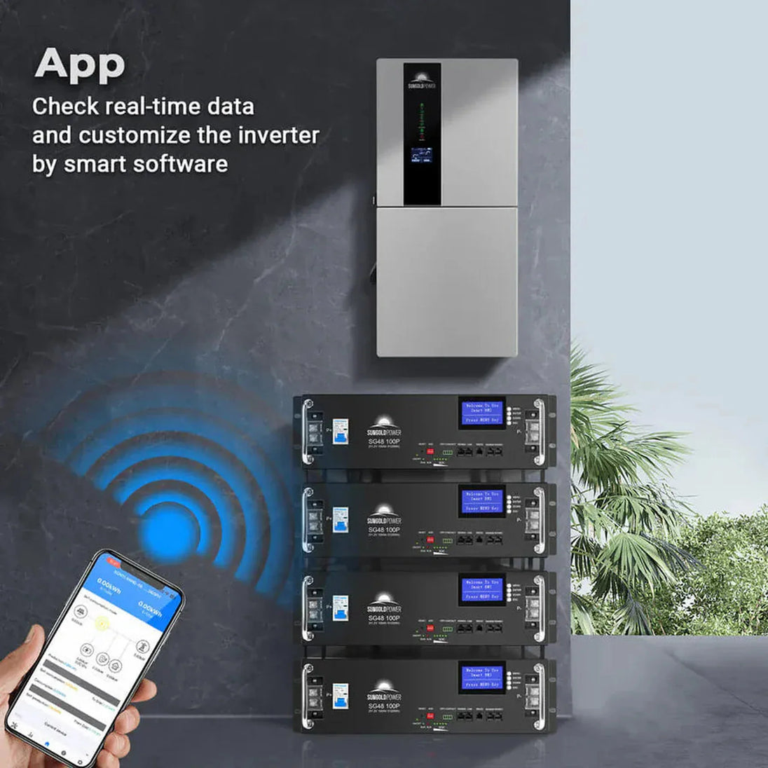 SunGold Power | 11.4KW 48V Split Phase Hybrid Solar Inverter | Whole Home Backup (200A) | SGN-11K15PRO | SGN-11K15PRO