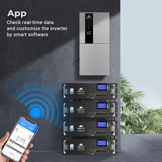SunGold Power | 11.4KW 48V Split Phase Hybrid Solar Inverter | Whole Home Backup (200A) | SGN-11K15PRO | SGN-11K15PRO