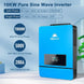 SUNGOLDPOWER | Hybrid Solar Kit 11.4KW 48V Split Phase 51.2 KWH Lithium Battery 36 X 440 Watt Solar Panel  SGH-11N5E | SGH-11N5E | SGH-11N5E(2*11.4kw Inv+36*440w PV+10*100AH Bat)