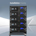 SunGold Power | SunGoldPower 5-Layer Battery Rack for  3U Server Rack Battery | battery rack | battery rack