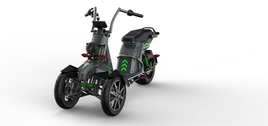 4000w Three Wheeled Motorcyle  E-Trike 50Ah Li-Battery SoverSky T100