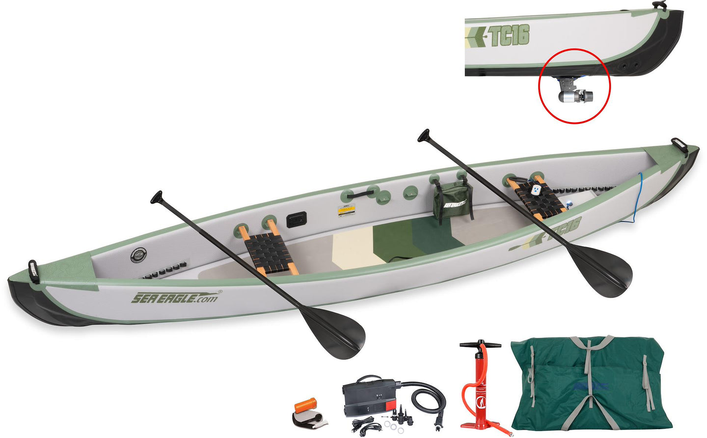 Sea Eagle TC16 - Electric Pump 3 person - View 25
