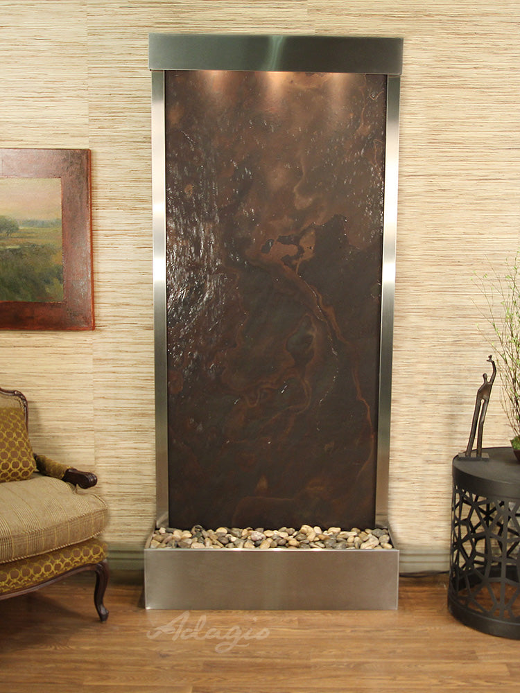 Adagio Tranquil River Indoor Floor Fountain - Thumbnail 3