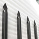 Chery Industrial 10x7 ft Steel Fence with 4 Rails, 30 Panels