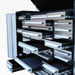 Chery Industrial 9 ft Garage Storage Cabinet with 34 Drawers & 2 Cabinets