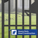 Chery Industrial 20x8 ft Dual Swing Driveway Gate with Ornamental Posts