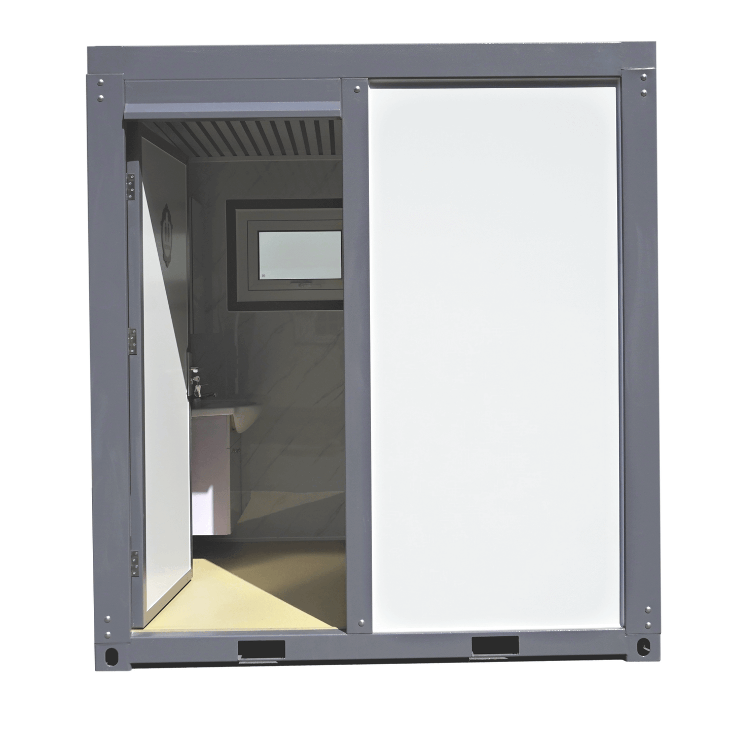 Chery Industrial Portable Toilet with Fan-shaped Door Shower