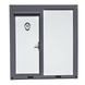 Chery Industrial Portable Toilet with Fan-shaped Door Shower