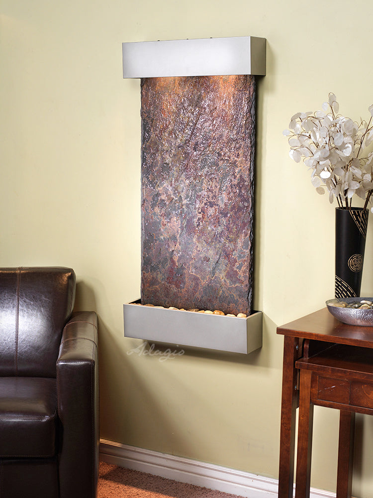 Adagio Whispering Creek Indoor Wall Fountain