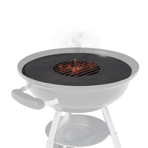 Arteflame Two-Piece Flat-Top Insert - Fits Weber | Kettle Charcoal Grills (Griddle Ring + Center Grill Grate)