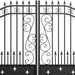 Chery Industrial 16x8 ft Dual Swing Driveway Gate with Star Pattern
