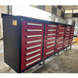 Chery Industrial 10ft Workbench Storage Cabinet with 35 Drawers