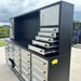 Chery Industrial 10ft Workbench Cabinet(30 Drawers, 2 Cabinets & 1 Pegboard)