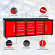 Chery Industrial 10ft 15-Drawer Storage Workbench with Wheels