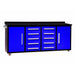 Chery Industrial 7ft 10-drawer Storage Workbench with Wheels