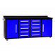 Chery Industrial 7ft 10-drawer Storage Workbench with Wheels