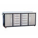 Chery Industrial 7ft 10-drawer Storage Workbench with Wheels