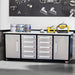 Chery Industrial 7ft 10-drawer Storage Workbench with Wheels