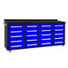 Chery Industrial 7ft 20-Drawer Storage Workbench with Wheels