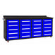 Chery Industrial 7ft 20-Drawer Storage Workbench with Wheels