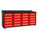 Chery Industrial | 7ft 20-Drawer Storage Workbench with Wheels