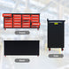 Chery Industrial 7ft 20-Drawer Storage Workbench with Wheels