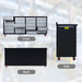 Chery Industrial 7ft 20-Drawer Storage Workbench with Wheels