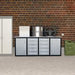 Chery Industrial 7ft Heavy Duty Workbench with 10 Drawers & 2 Cabinets