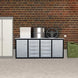 Chery Industrial 7ft Heavy Duty Workbench with 10 Drawers & 2 Cabinets