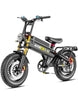 Aniioki A8 Pro Max Dual Motor Fat Tire E-Bike | 60V AWD - 60V 80Ah(2026) Matte Black