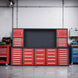 Chery Industrial 10ft Workbench Cabinet(40 Drawers, 2 Cabinets & 1 Pegboard)